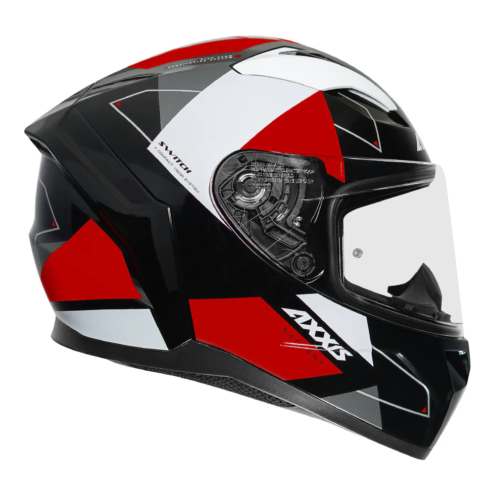 AXXIS Segment Switch Glossy Red Helmet