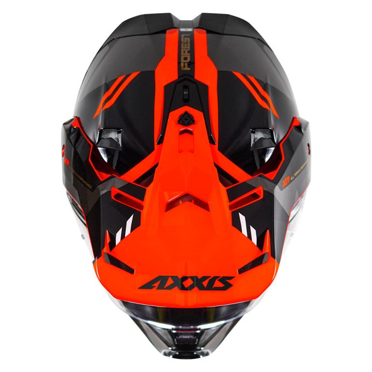 AXXIS Wolf DS Forest Red Helmet - Riders Junction