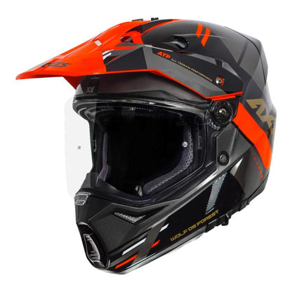 AXXIS Wolf DS Forest Red Helmet - Riders Junction