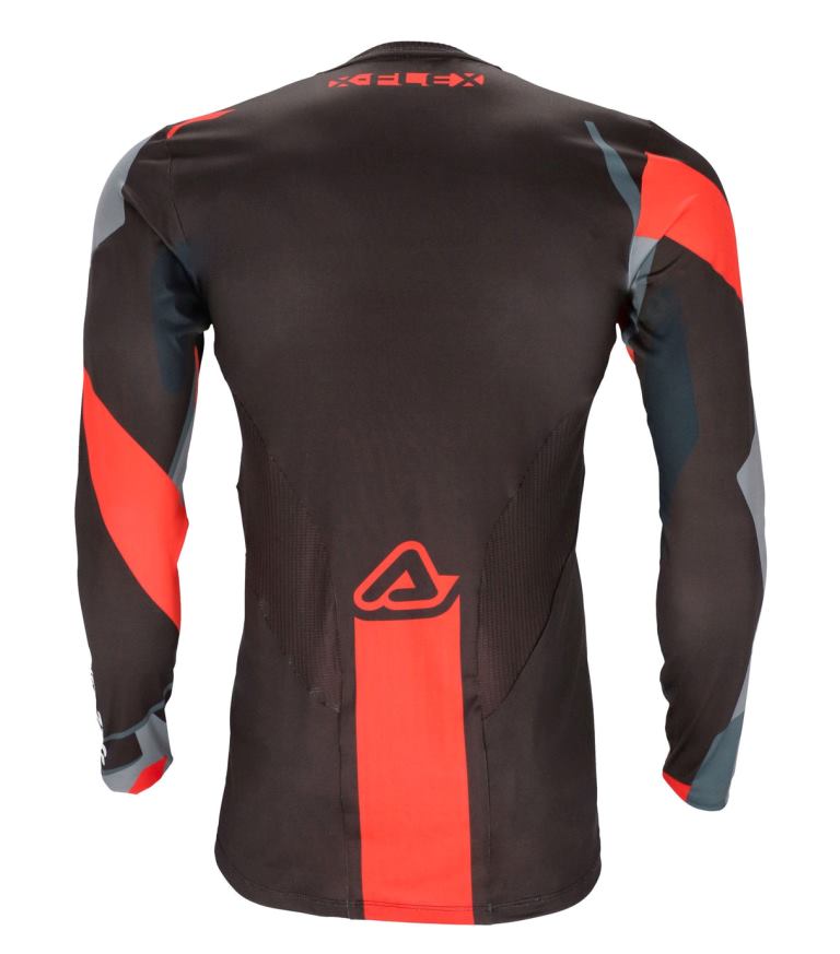 Acerbis JK-Flex One Base Layer – Upper - BLACK/RED -7131606015 - Riders Junction