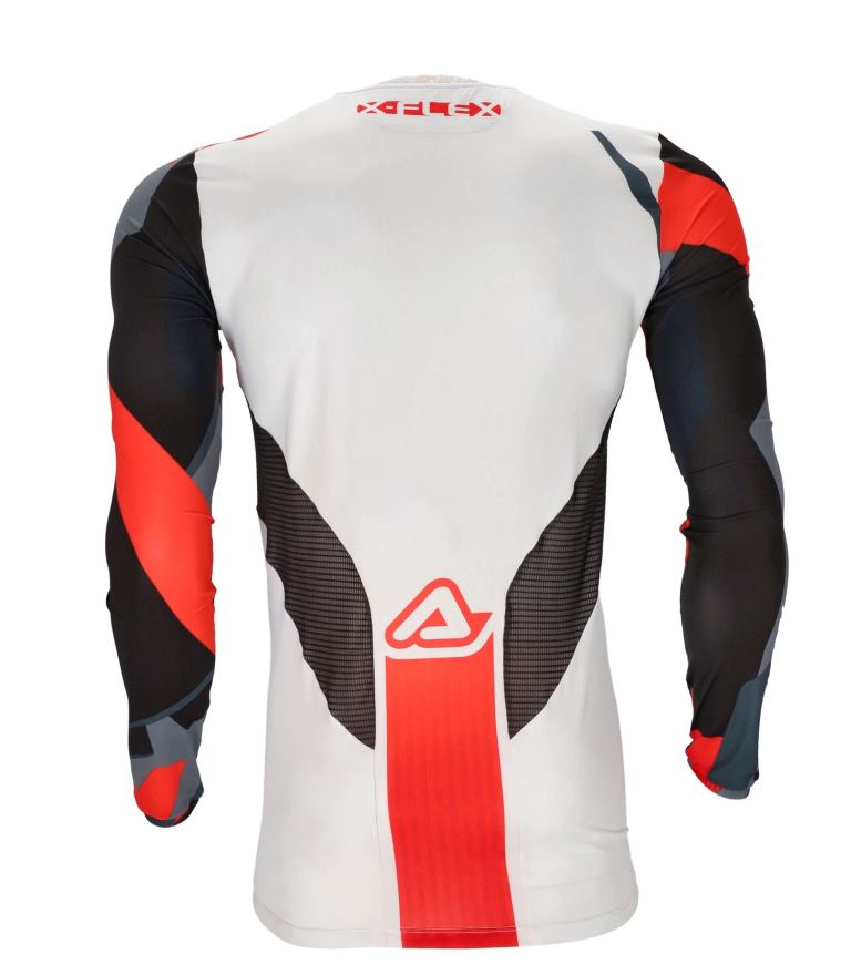 Acerbis JK-Flex One Base Layer – Upper - WHITE/RED - 7131606014 - Riders Junction