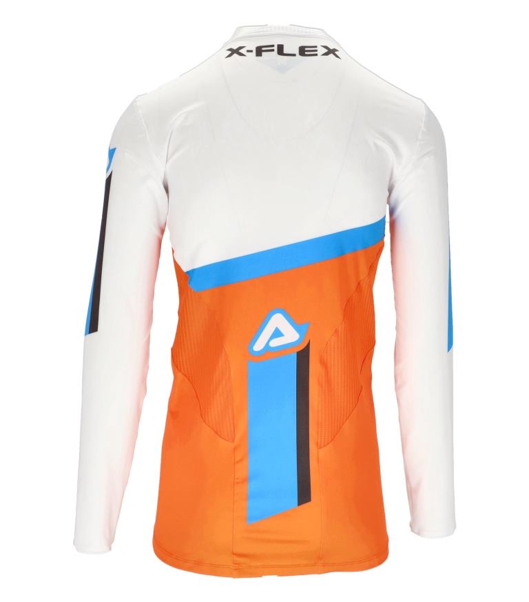 Acerbis MX X-FLEX Four Jersey - ORANGE/WHITE- 7131604091 - Riders Junction