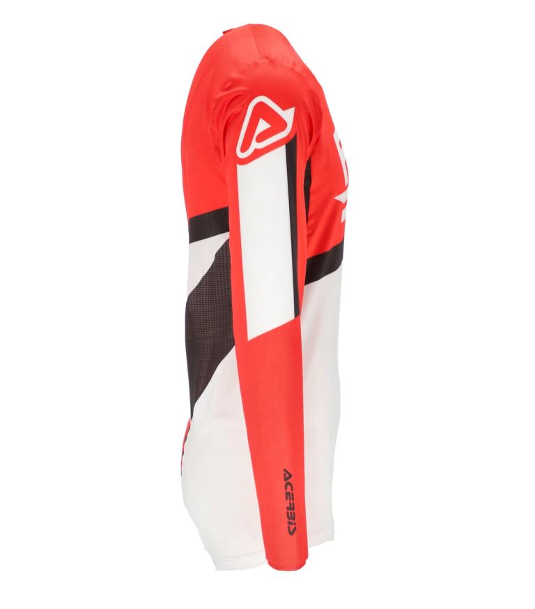 Acerbis MX X-FLEX Four Jersey - WHITE/RED- 7131604092 - Riders Junction