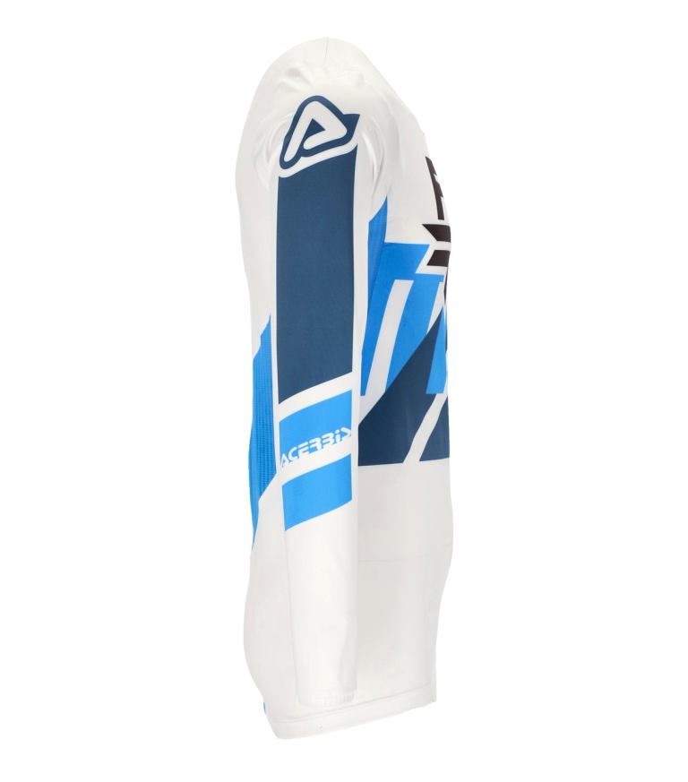 Acerbis MX X-FLEX Three Jersey - WHITE/BLUE - 7131604081 - Riders Junction