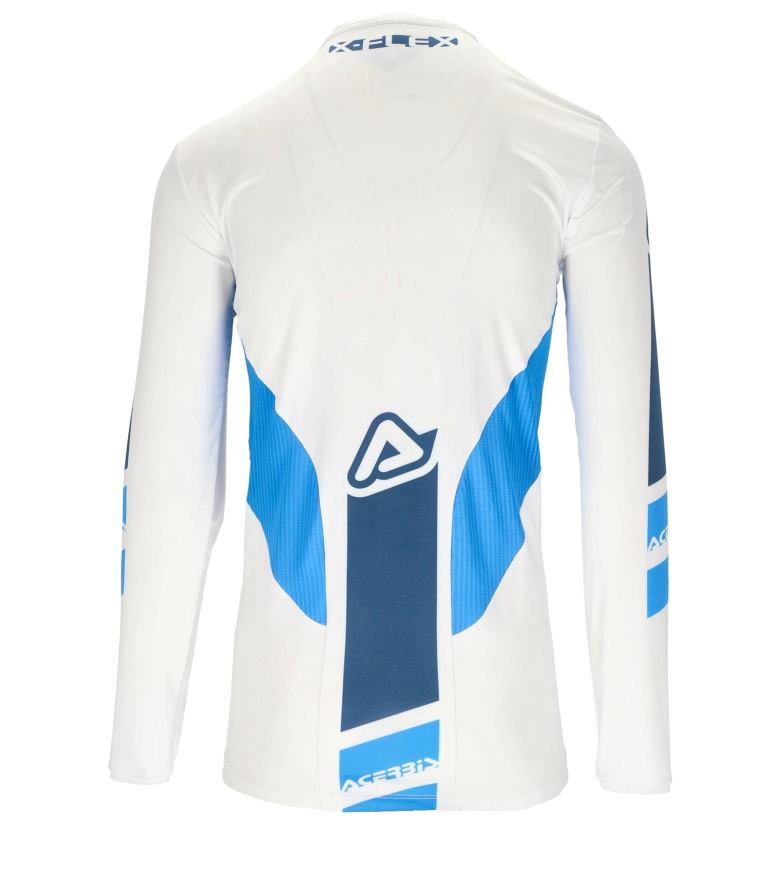 Acerbis MX X-FLEX Three Jersey - WHITE/BLUE - 7131604081 - Riders Junction
