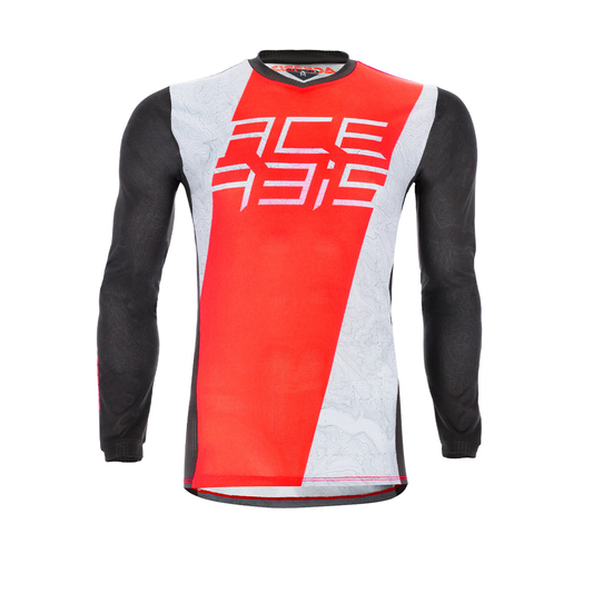 Acerbis Mx J Track One Jersey White/Red