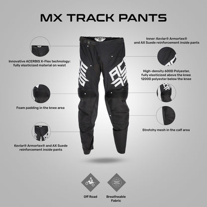 Acerbis Mx Track Pants Black