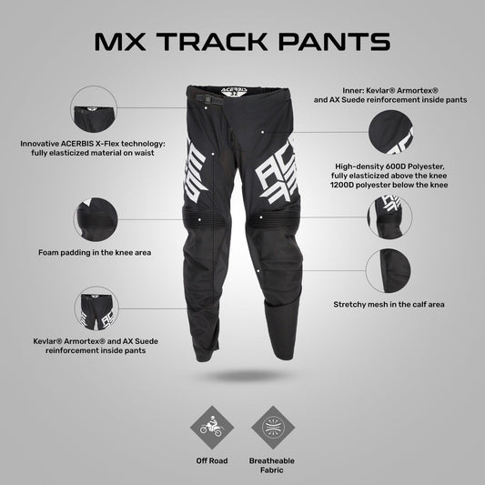 Acerbis Mx Track Pants Black