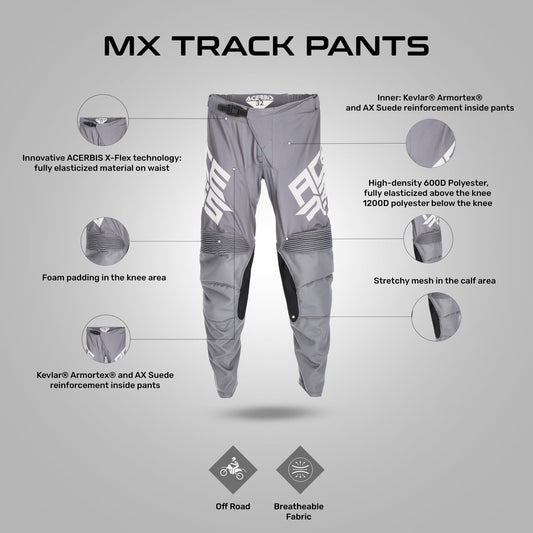 Acerbis Mx Track Pants Grey