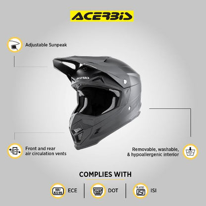 Acerbis Profile 4 Helmet-Gloss/Black