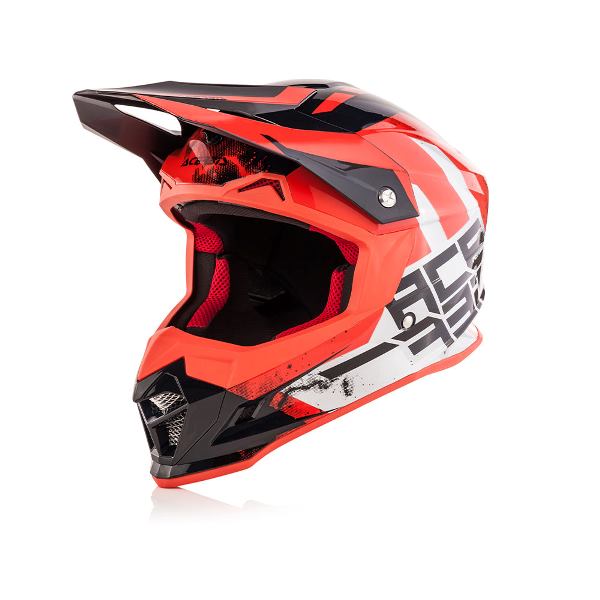Acerbis Profile 4 Helmet - WhiteRed