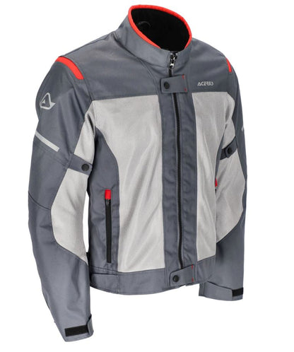 Acerbis Ramsey MY Vented Jacket - GREY/RED- 7131103074 - Riders Junction