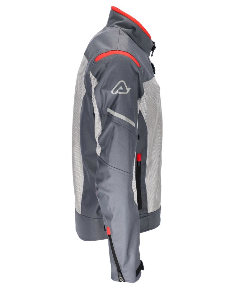Acerbis Ramsey MY Vented Jacket - GREY/RED- 7131103074 - Riders Junction