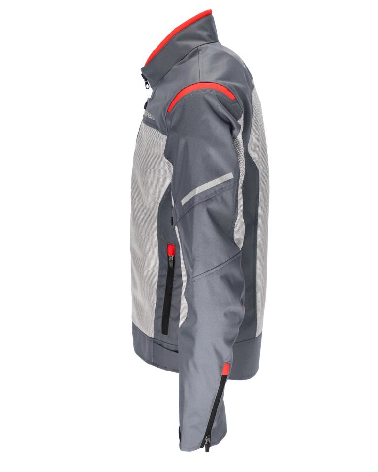 Acerbis Ramsey MY Vented Jacket - GREY/RED- 7131103074 - Riders Junction