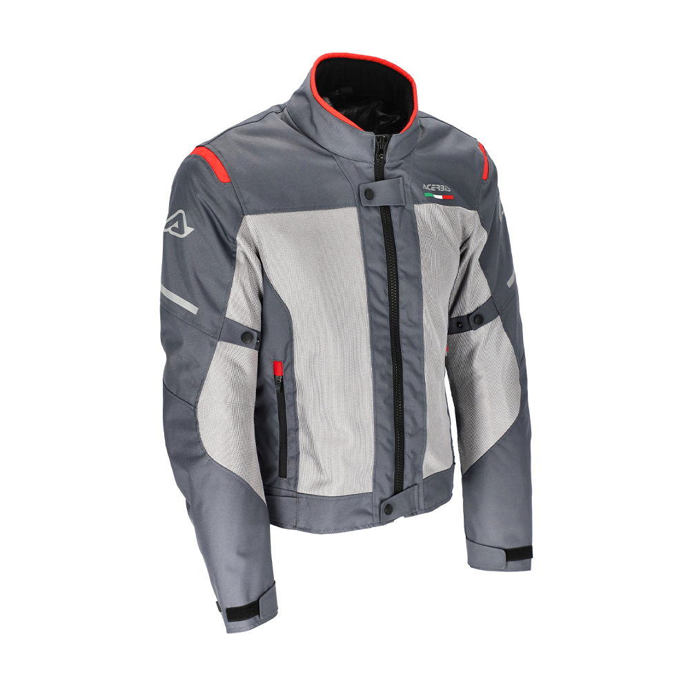 Acerbis Ruby Jacket 3 Layers Grey/Red