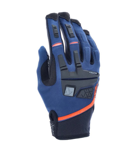 Acerbis X-Enduro Gloves - BLUE/ORANGE - 7131003032 - Riders Junction