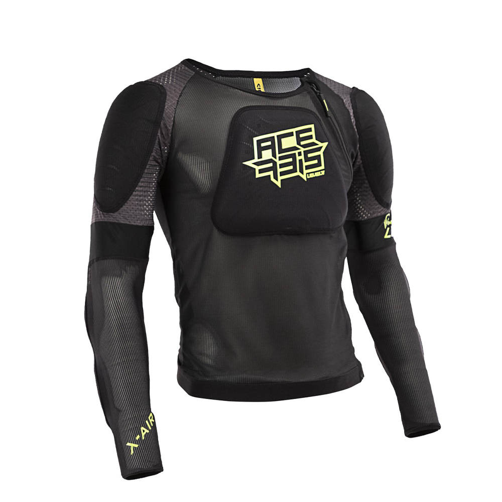 Acerbis X-air Jackets Level 2 Black/Yellow Fluo