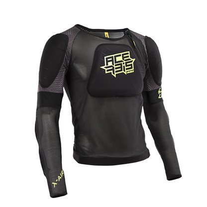 Acerbis X-air Jackets Level 2 Black/Yellow Fluo