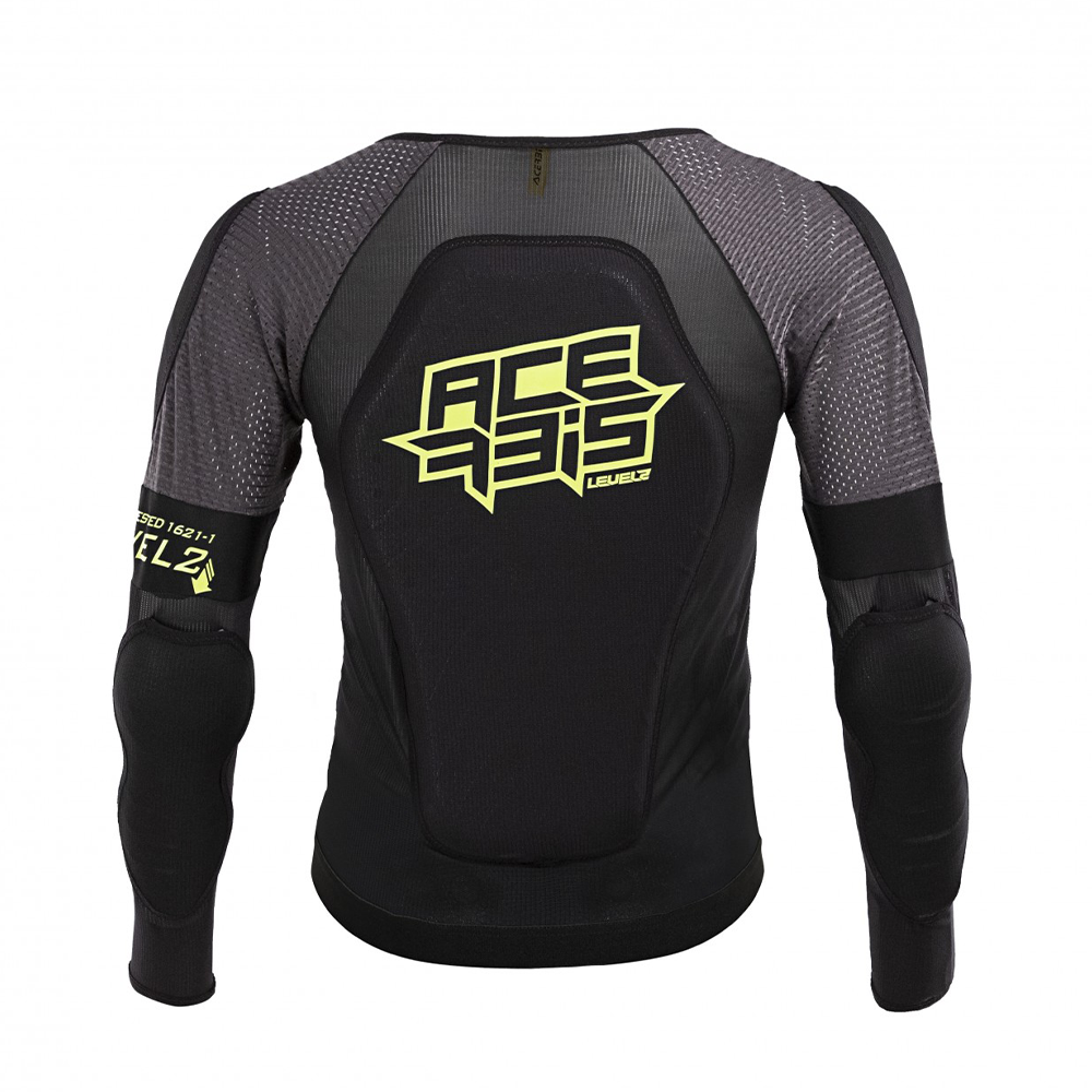Acerbis X-air Jackets Level 2 Black/Yellow Fluo