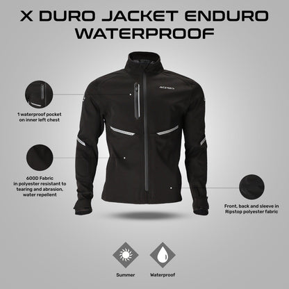 Acerbis X-duro Jacket Enduro WaterProof Black