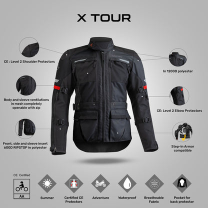Acerbis X-tour Jacket Black