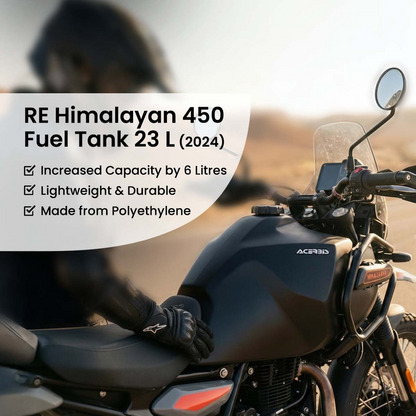 Acerbis 23L Fuel Tank For Royal Enfield Himalayan 450 2024 Model (White)