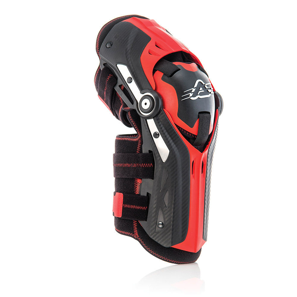Acerbis Gorilla Universal Knee Pad for Motorcyclists (Black/Red)