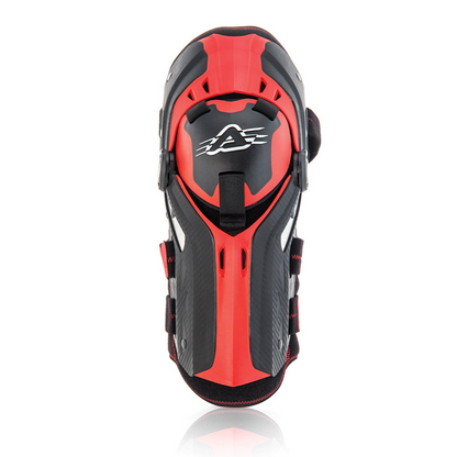 Acerbis Gorilla Universal Knee Pad for Motorcyclists (Black/Red)