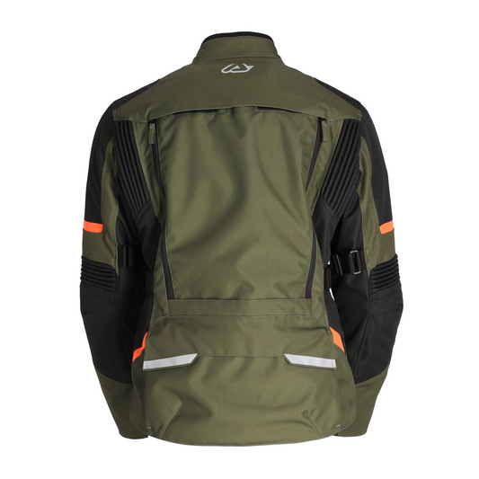 Acerbis X-Rover CE Certified Waterproof Jacket (Green/Orange)