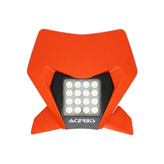 Acerbis Headlight Mask Vsl For KTM (Orange 2)-7132700161