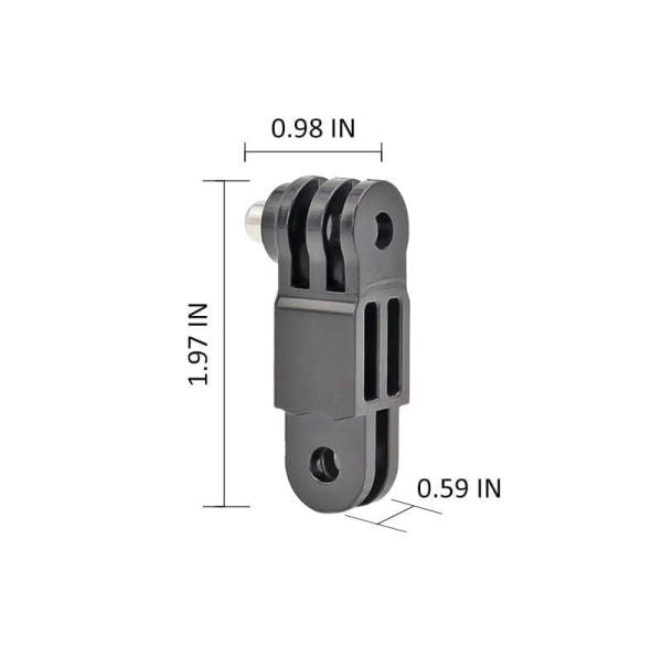 Action pro - 2 x Long Straight Joint Tripod Mount Adapter GoPro Hero 12 11 10 9 8 7 6 5 4 3+ 3 Yi 4K Eken Action Camera