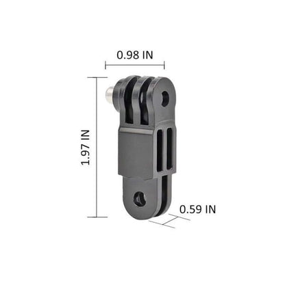 Action pro - 2 x Long Straight Joint Tripod Mount Adapter GoPro Hero 12 11 10 9 8 7 6 5 4 3+ 3 Yi 4K Eken Action Camera