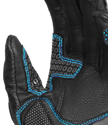 Rynox Advento Pro Riding Gloves - Black Blue