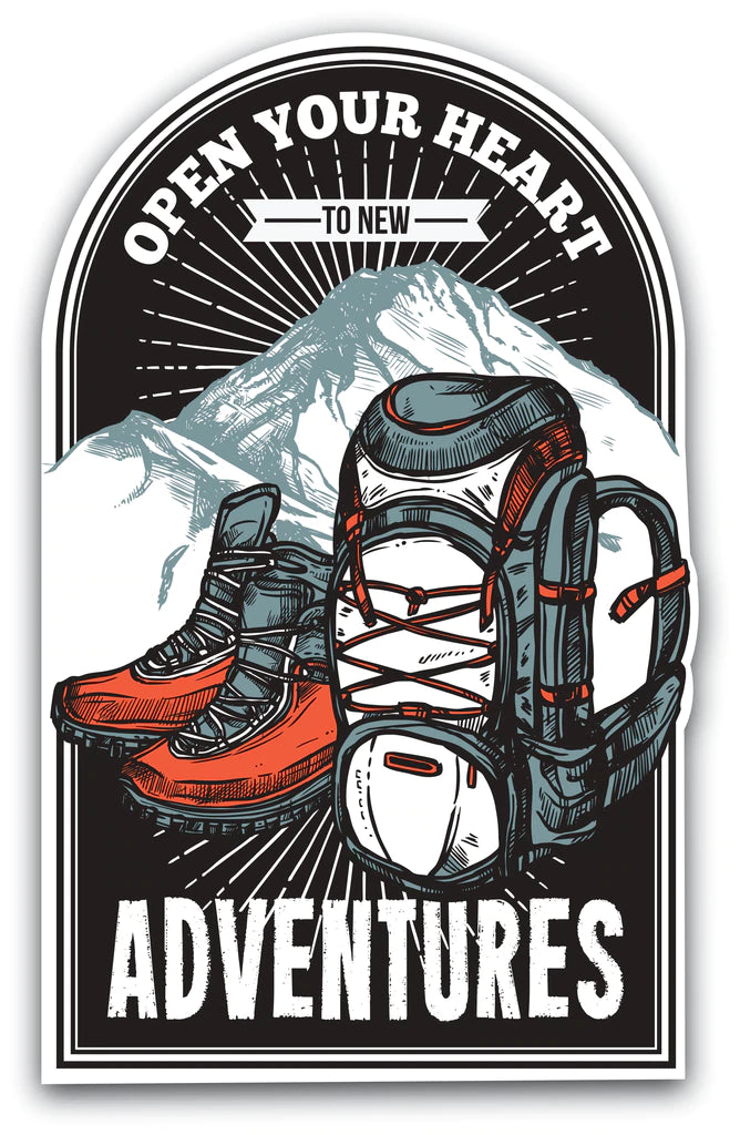 Adventure Backpack Sticker - Wander Looms - Riders Junction