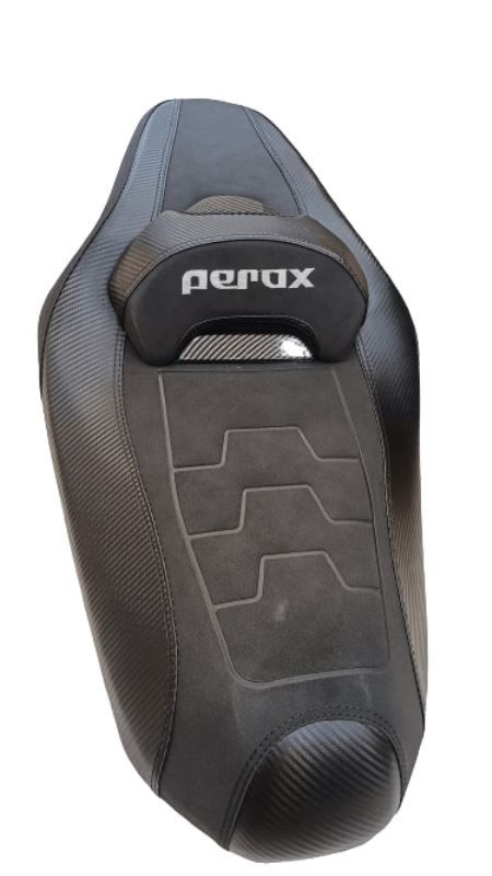 Aerox Accessories India Aerox155 V2 Touring Seat (Black With Grey)