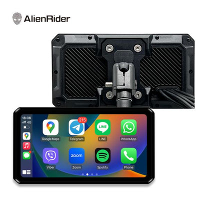 Alien Rider M2 Pro Motorcycle Dual Recording Bike Navigation System TPMS GPS With Touch Screen and Radar