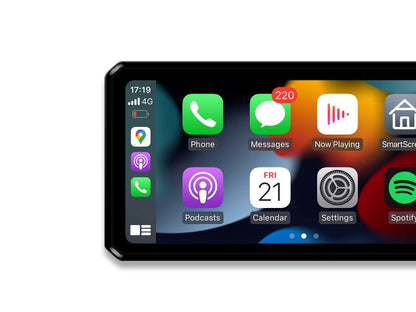 Alien Rider M2 Pro Motorcycle Dual Recording Bike Navigation System TPMS GPS With Touch Screen and Radar