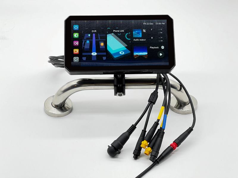 Alien Rider M2 Pro Motorcycle Dual Recording Bike Navigation System TPMS GPS With Touch Screen and Radar