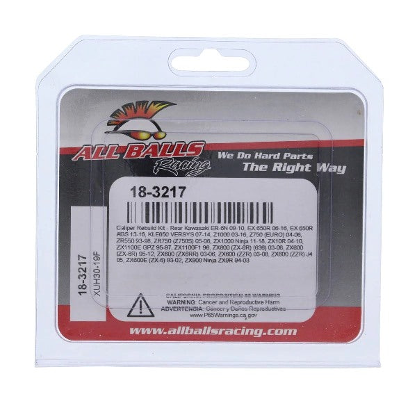 All Balls Racing Caliper Rebuild Kit Rear (18-3217)