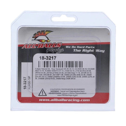 All Balls Racing Caliper Rebuild Kit Rear (18-3217)