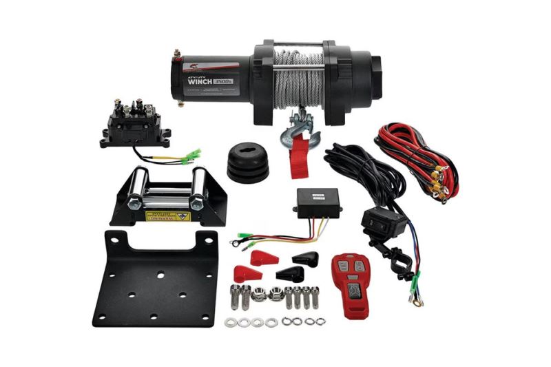 All Balls Racing 3500 lb Expedition 4 Bolt Winch wWire Winch (431-01023)