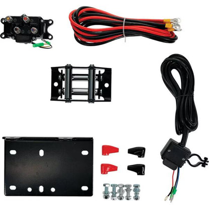 All Balls Racing 3500 lb lb Expedition 2 Bolt Winch w/Wire Rope (431-01022)