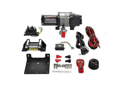 All Balls Racing 4500 LB Expedition 4 Bolt Winch w/Wire Winch (431-01025)