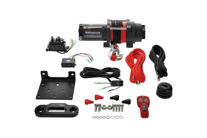 All Balls Racing 6000 lb Expedition 4 Bolt Winch w/Synthetic Rope (431-01027)