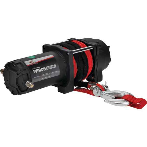 All Balls Racing 6000 lb Expedition 4 Bolt Winch w/Synthetic Rope (431-01027)