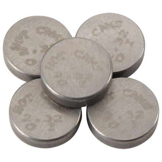 All Balls Racing Valve Shim 5pk OD 8.9mm Hot Cams-5N (Thickness- 2.32 mm with OD 8.90mm)-5PK890232