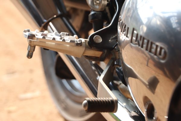 Anti Slip Foot Peg for Royal Enfield Interceptor 650 - Silver