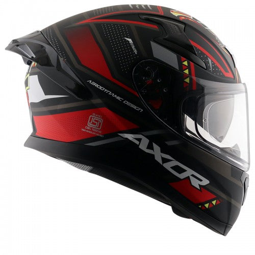 Apex Tiki Helmet - Matt Black Red