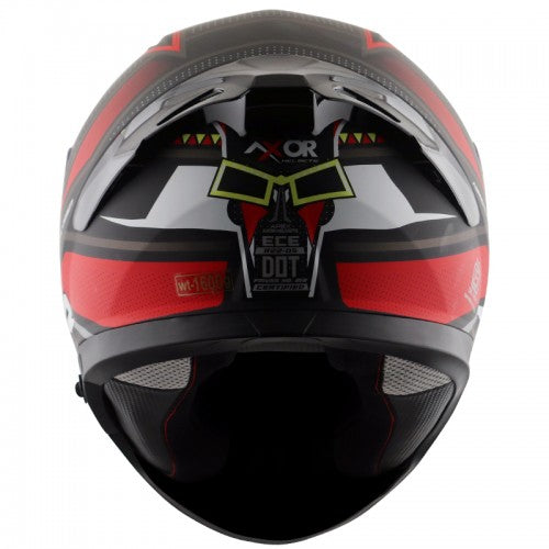 Apex Tiki Helmet - Matt Black Red