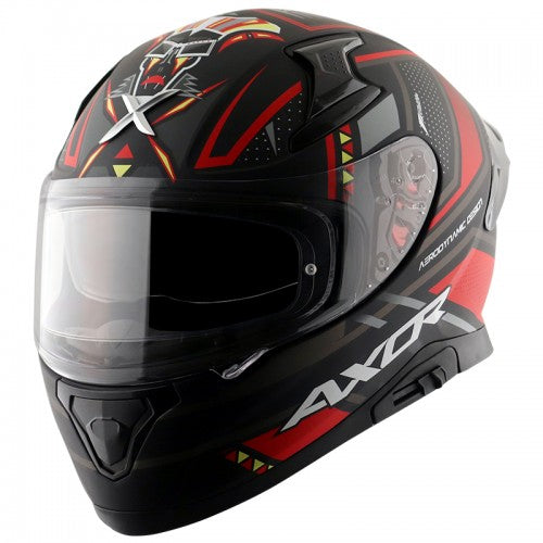 Apex Tiki Helmet - Matt Black Red